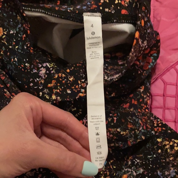 Lululemon wunder under luxtreme 28” floral - Picture 4 of 5